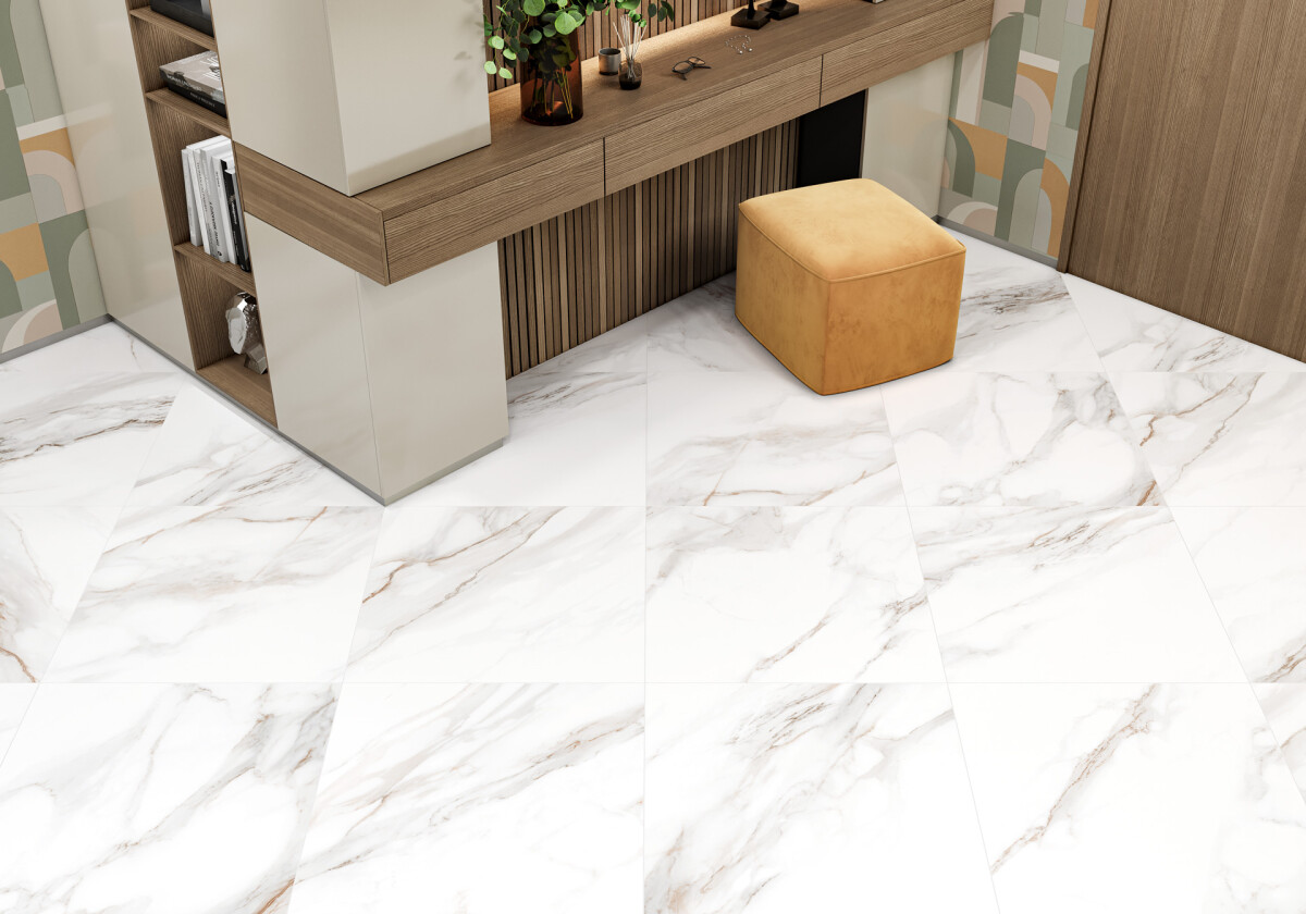Delacora Calacatta Andrea Керамогранит 600 x 600 x 9.5 D60210M