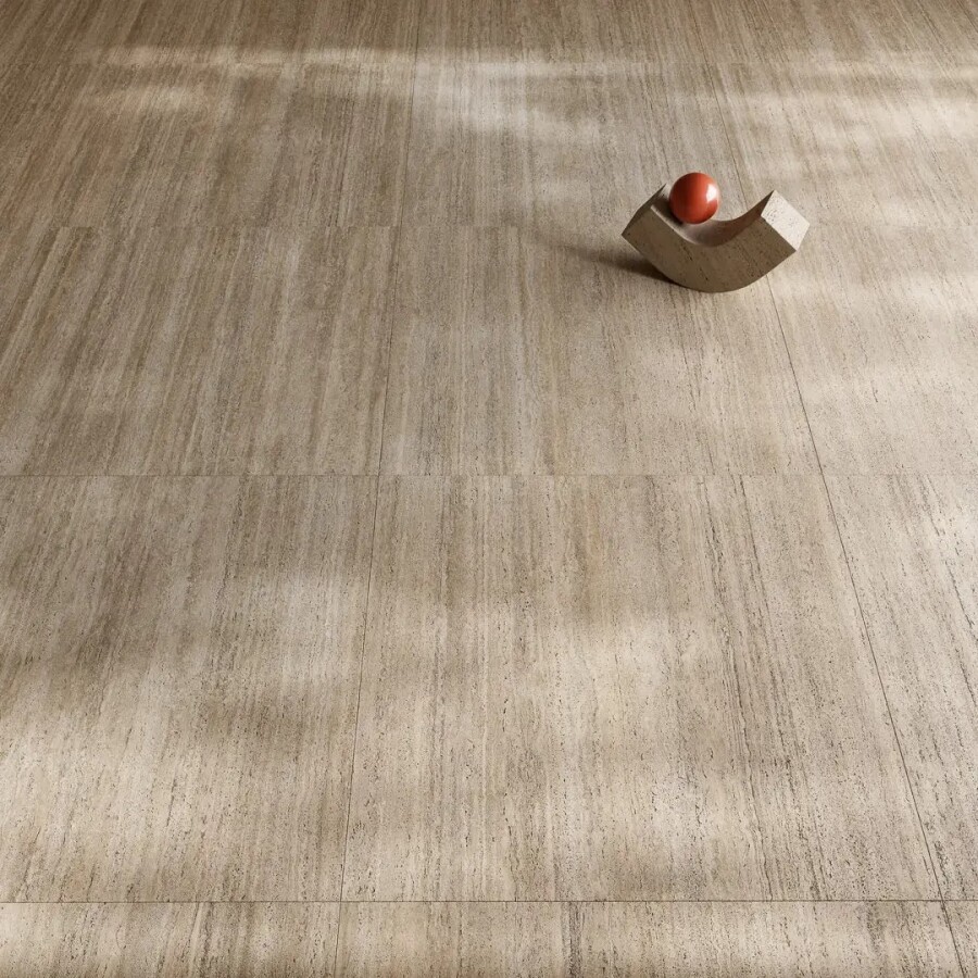 Керамическая плитка Kerama Marazzi Прованс Про Травертин Бежевый матовый обрезной 30x89,5x0,9 KM3090B0181R