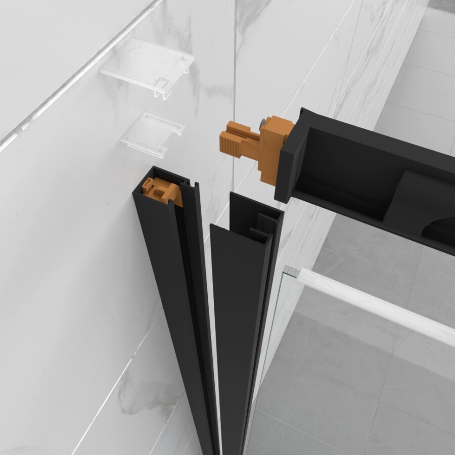 Душевая Ширма Triton pro Фикс-Блэк 120х90 Щ0000075495