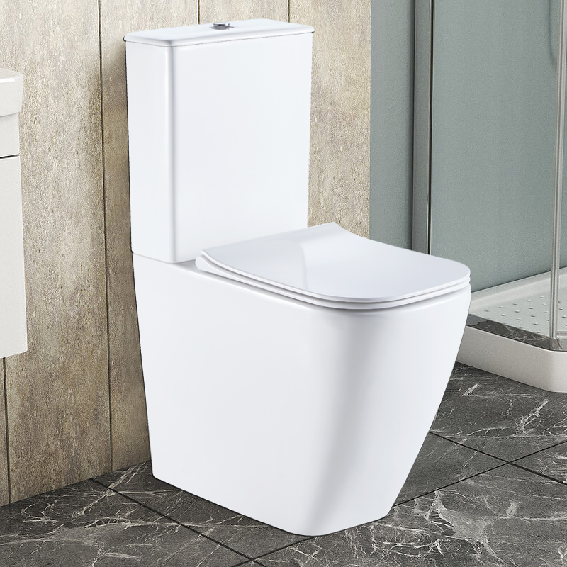 Azario MIRADA S унитаз напольный безободковый с сиденьем микролифт AZ-1288A