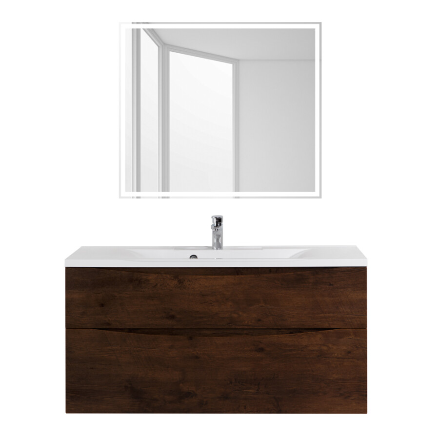 BelBagno тумба с раковиной MARINO-H60-1100-2C-SO-RW-P 110х45х60