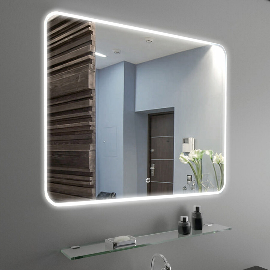 Зеркало Azario Alone Raggio 80 см подсветка, сенсор, диммер CS00078965