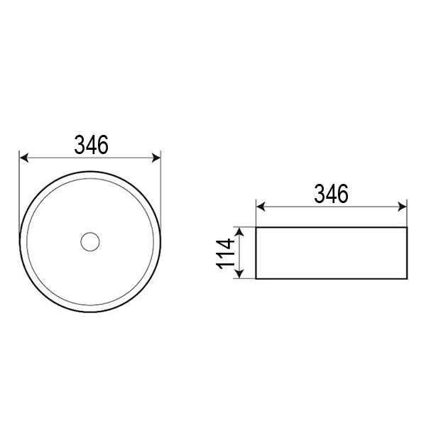 Azario раковина накладная 34,6х34,6х11,4 черная матовая AZ-3134-MB SP