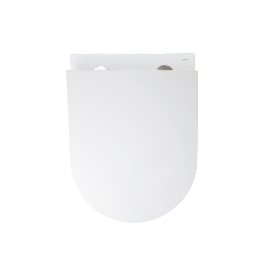 Унитаз подвесной Azario Bliss360х485х365 безободковый, система смыва "Скрытое Торнадо", с быстросъемным сиденьем "Микролифт" AZ-5179T-WHT