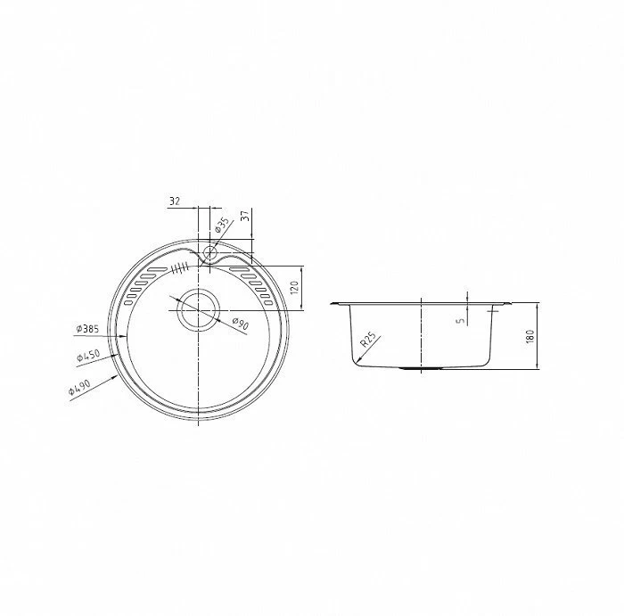 Iddis Suno мойка кухонная врезная SUN49P0i77K