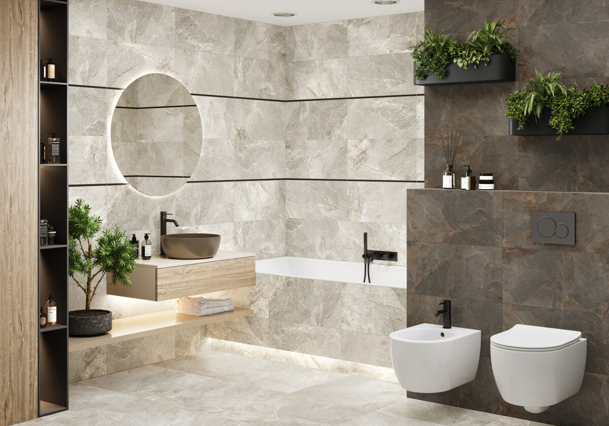 Delacora Stoncrete Beige Керамогранит 600 x 600 x 9.5 D60225M