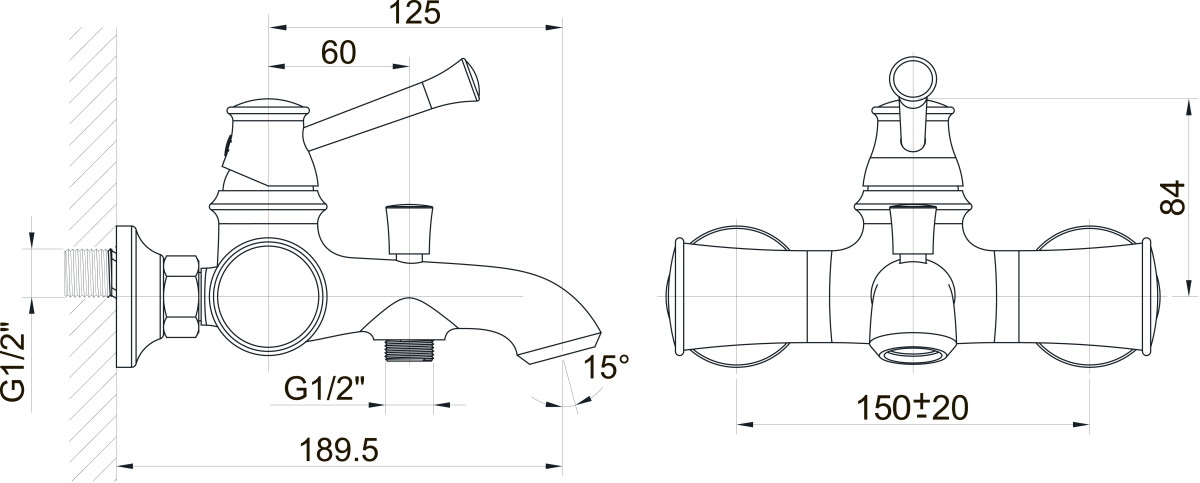 Imprese Podzima Ledove ZMK01170104 смеситель для ванны хром