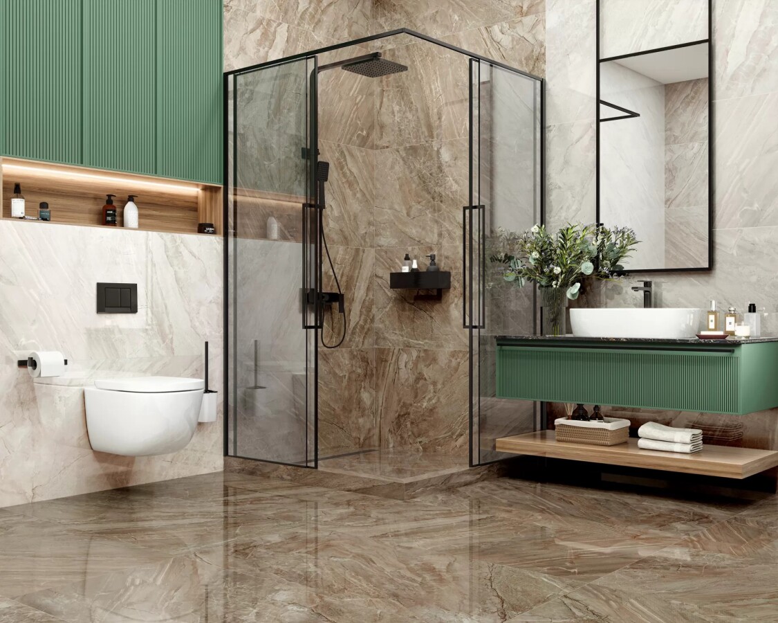 Керамогранит 60120NAM21P LCM Namibia Marron Полированный 600 x 1200 x 7 мм.