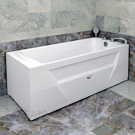 Radomir Ларедо 2 Стандарт Chrome 160x70 см ванна акриловая прямоугольная с гидромассажем белая