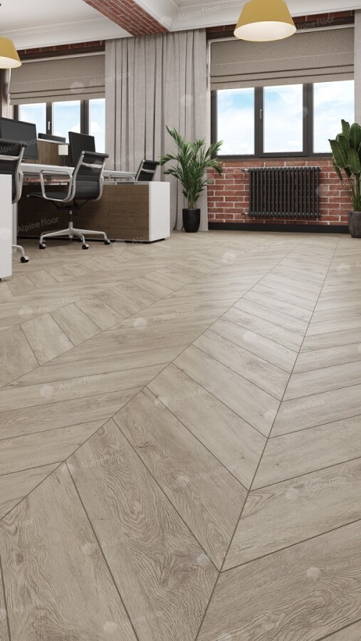 Alpine Floor Chevron Alpine SPC ламинат Карите ЕСО 18-11 600х127х5 mm