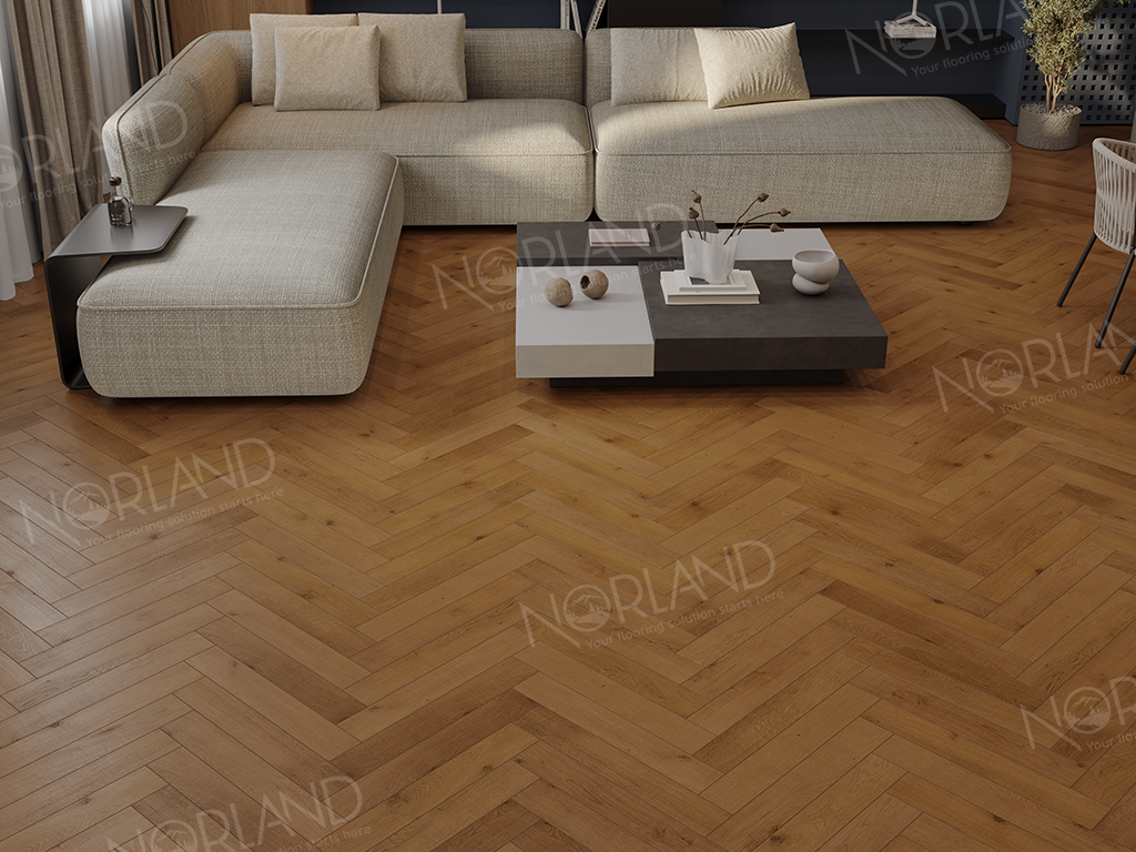 Ламинат Alpine Floor Norland Herringbone Elegant Strong LF304-13 Дуб Помона 600х100х12 mm