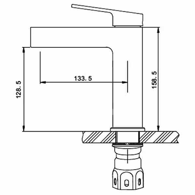 Смеситель для раковины Gappo G1099-30