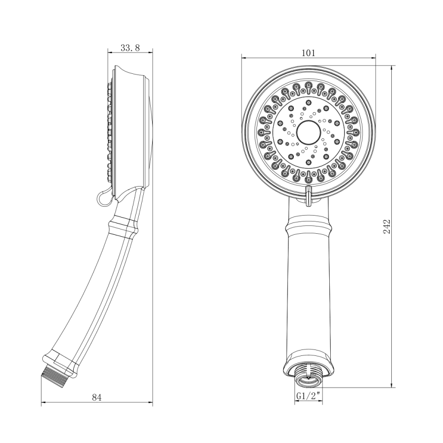 Lemark душевая лейка LM8118C