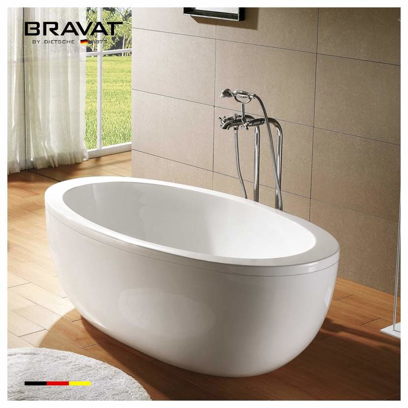 Bravat Summer Rain F677111C-B смеситель для ванны хром