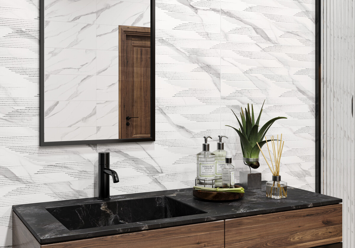 New Trend Вэй светлый / Way Light Керамическая плитка настенная 300 x 600 x 9 WT36WAY00