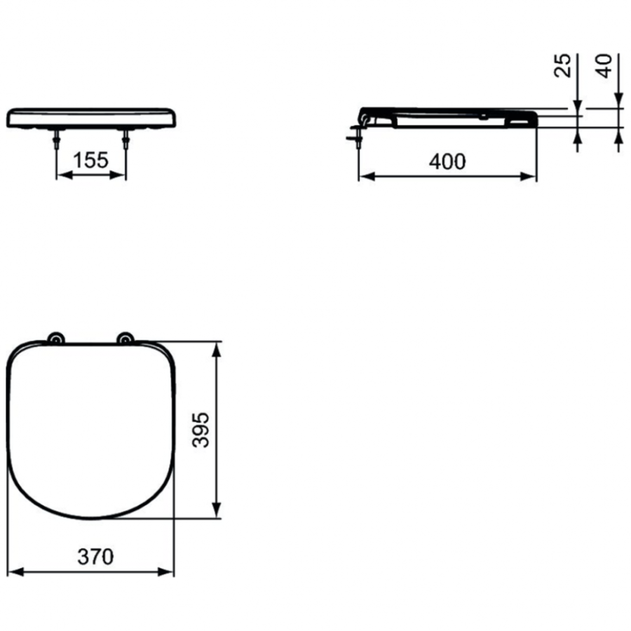 Ideal Standard Tempo сиденье для унитаза T679801