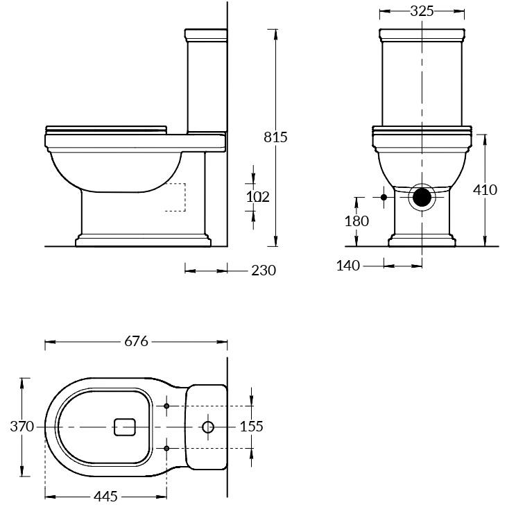 Kerama Marazzi Pompei унитаз напольный PO.wc.01