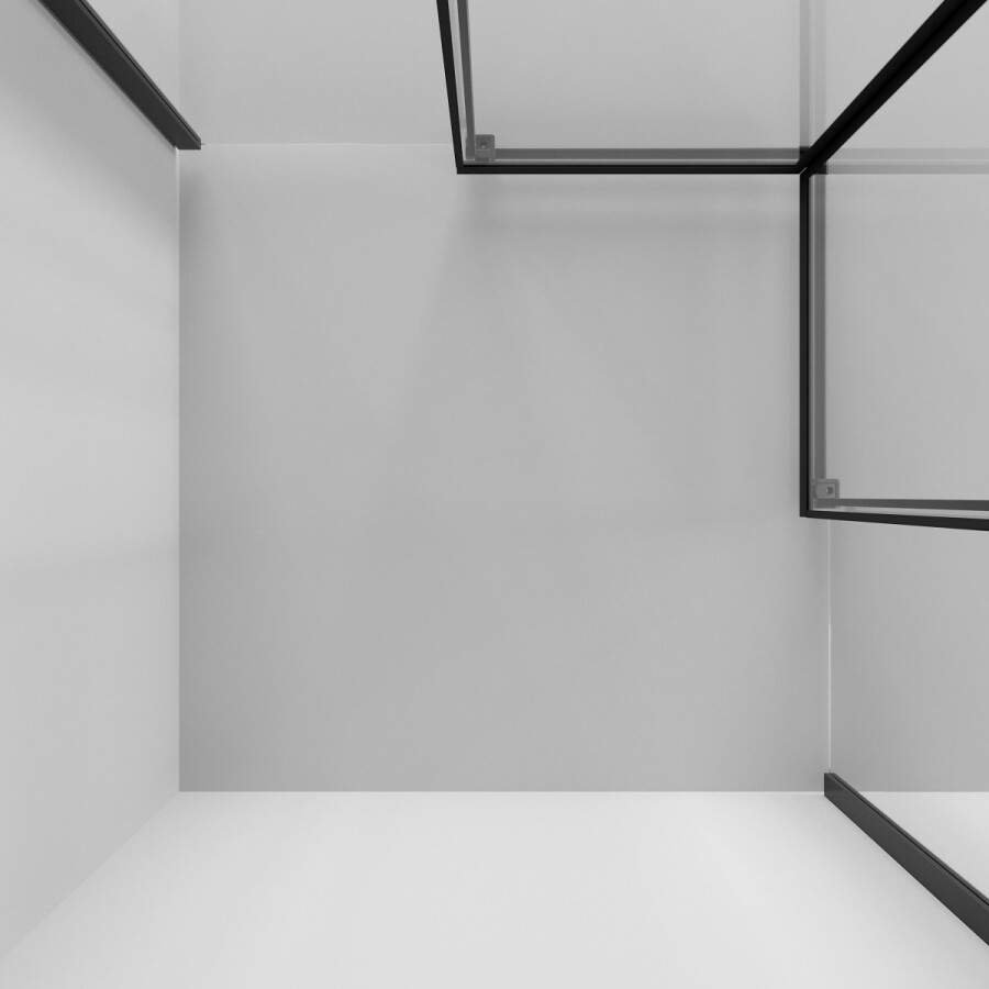Душевой угол 90x90 Niagara Nova NG 6829-34BLACK