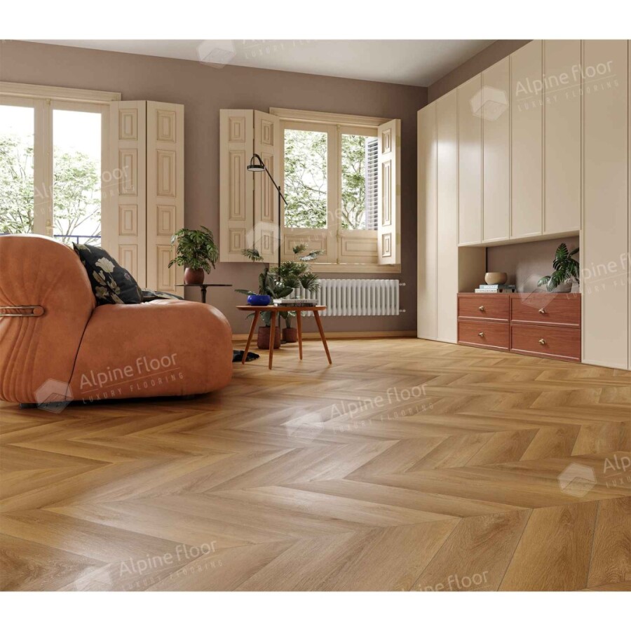 Alpine Floor Chevron Alpine SPC ламинат Баварский лес ЕСО 18-18 600х127х5 mm