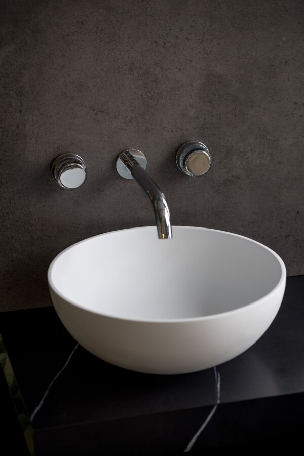 Смеситель для раковины из стены Boheme Aura Chrome на 3 отв. 152-2-CR-A