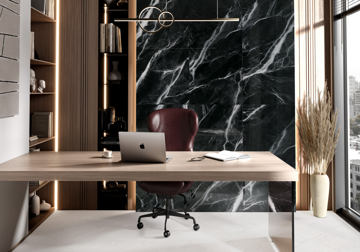 Керамогранит Artkera Group Экзотика Обсидиан полированный 600 x 1200 x 7 мм. 60120EKZ66P