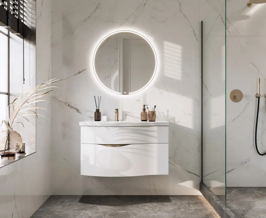 Керамический гранит Декор Kerama Marazzi Прованс Марсель наборный Белый матовый обрезной 31,5x34,2x0,9 KMD2HID022GR