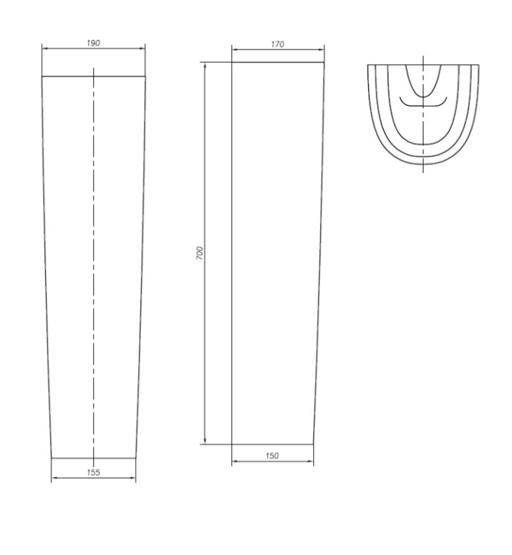 Ifo Frisk RS021110000 пьедестал для раковины