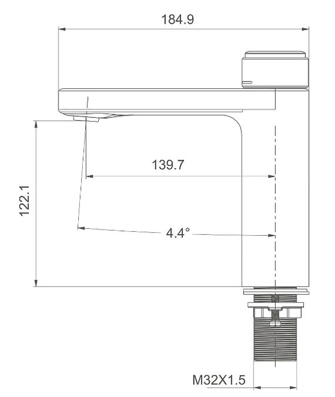 Смеситель для раковины Gappo G1095-1