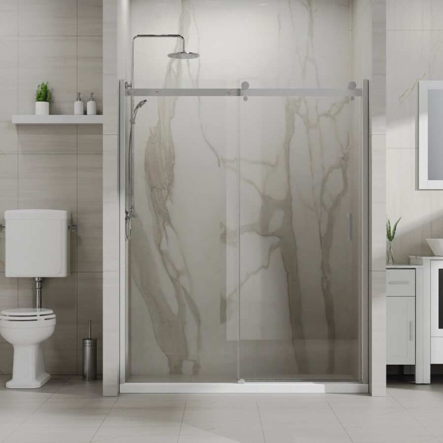 Душевая дверь Azario BERN 1700х1950, прозрачное стекло 6 мм, профиль графит матовый AZ-733-170-MGR-CL