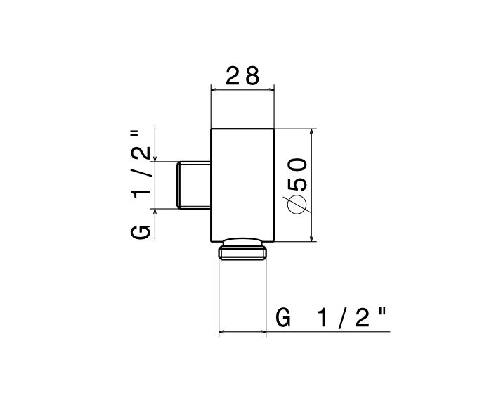 Kerama Marazzi Ole шланговое подключение 2299KM.M0.070