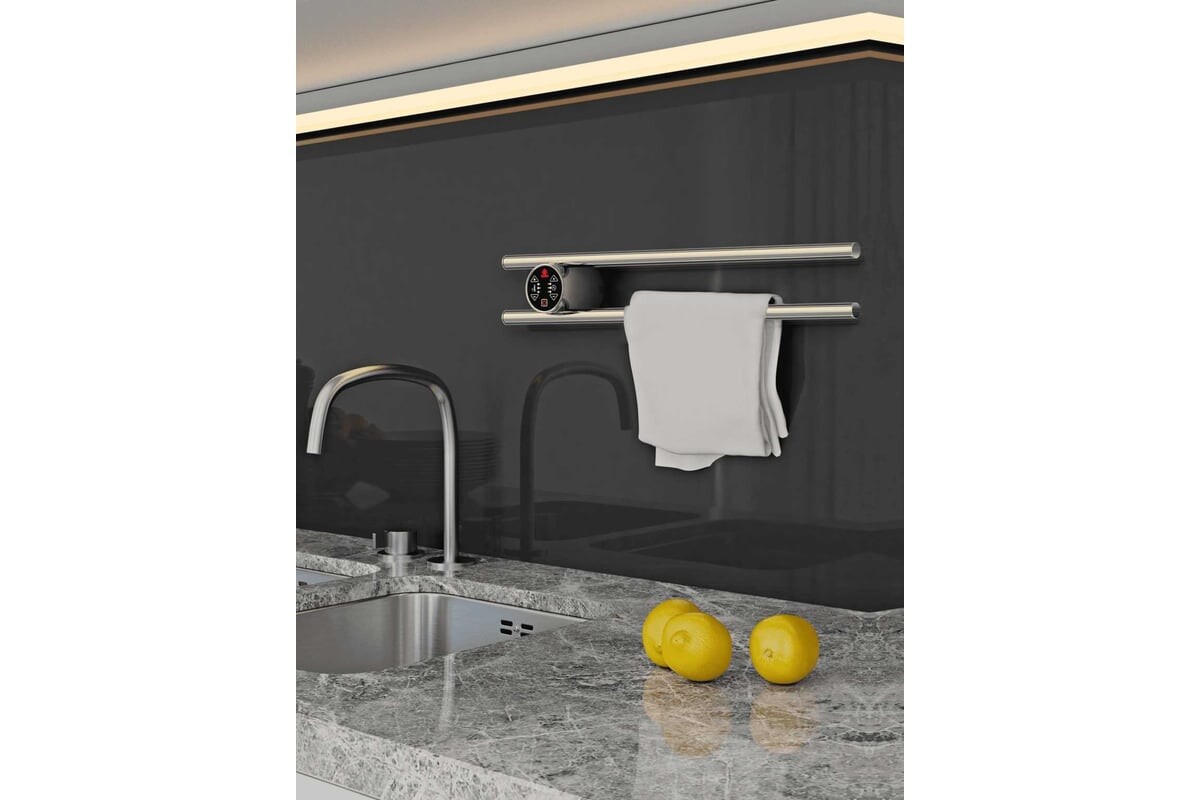 Полотенцесушитель Электро полка Terminus Smart dry R2 круг 500x90 4670078537737