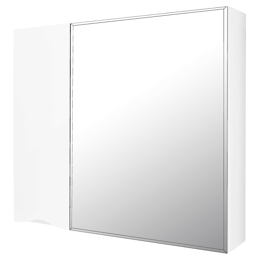 Loranto Santorini зеркало-шкаф 80 см левый CS00086971