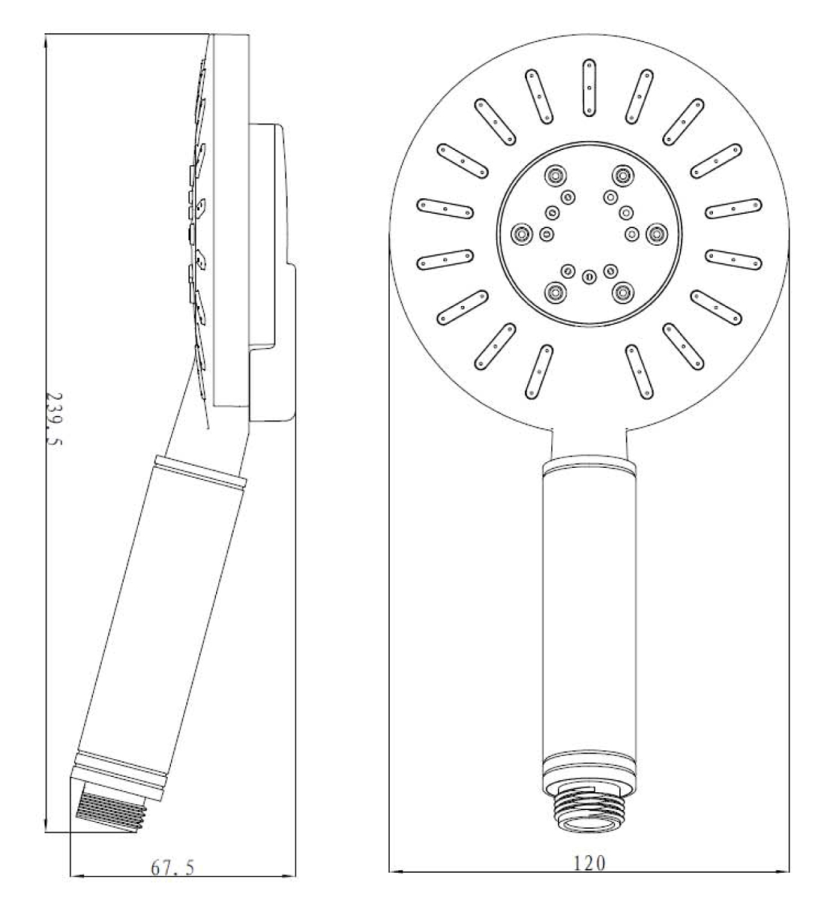 Lemark душевая лейка LM0713C