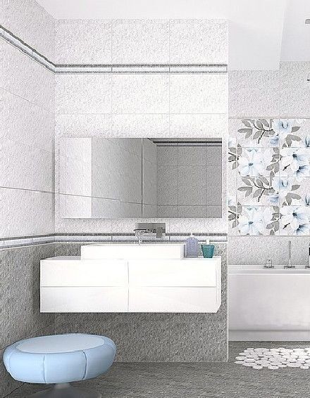 Azori Argo Magnolia 55х81 см панно из 4 шт глянцевое