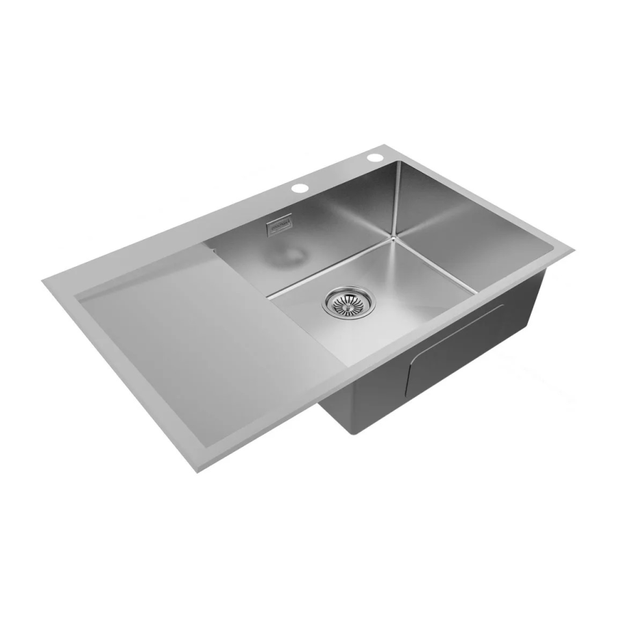 Кухонная мойка KRONER-EDGE 78F PM777851-BSR