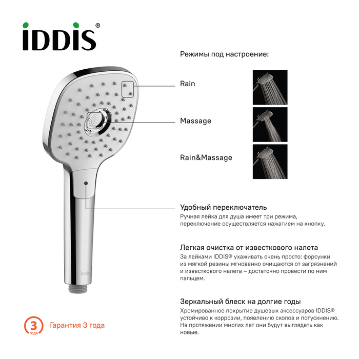 Iddis Sena душевая лейка SEN3F00i18