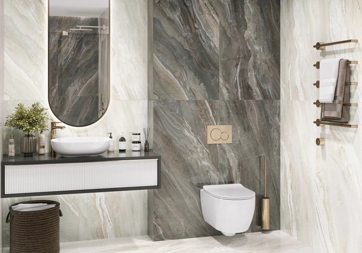 Керамогранит 60120ARI18HG LCM Argentina Taupe Суперполированный 600 x 1200 x 8 мм.