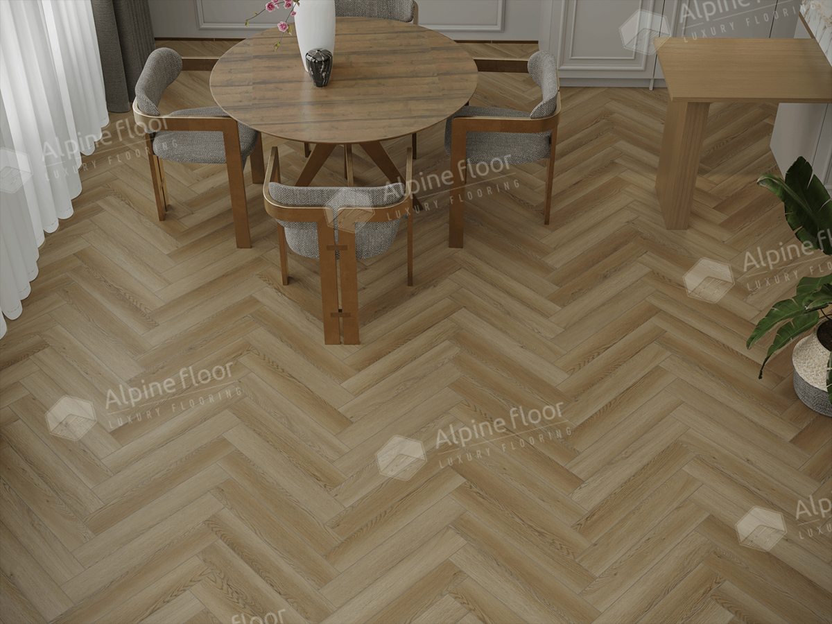 Alpine Floor Parqet LVT Кварцвиниловая плитка Дуб Поллукс ECO 16-28 590 х 118 х 2.5 mm