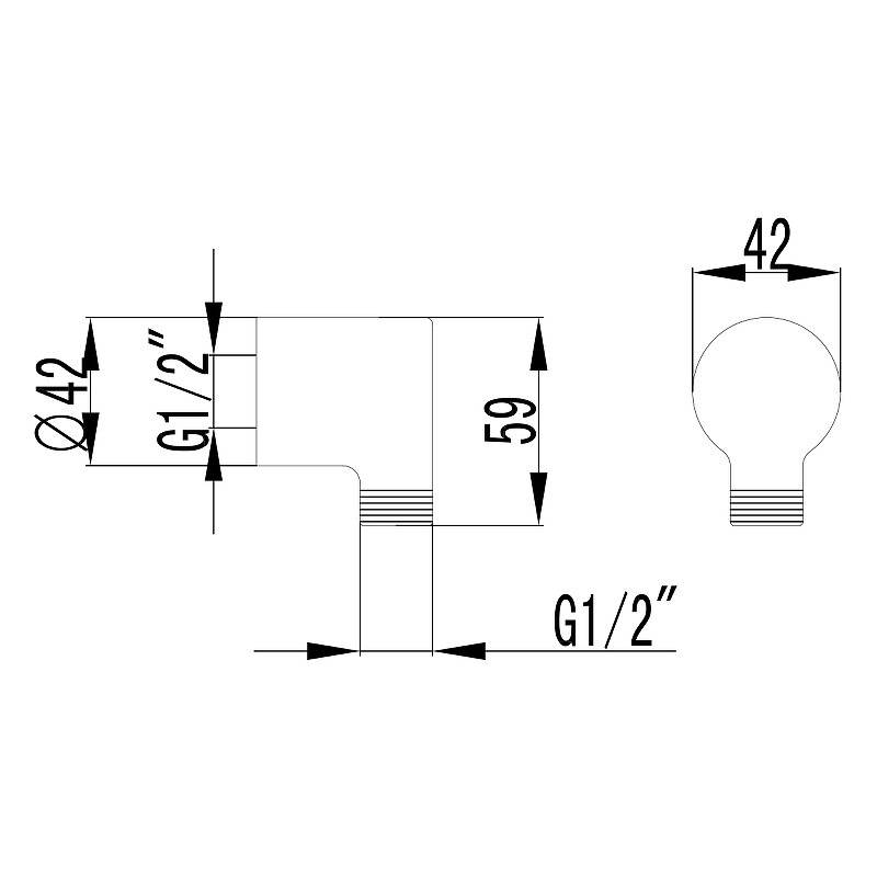 Lemark подключение для душевого шланга LM3283C