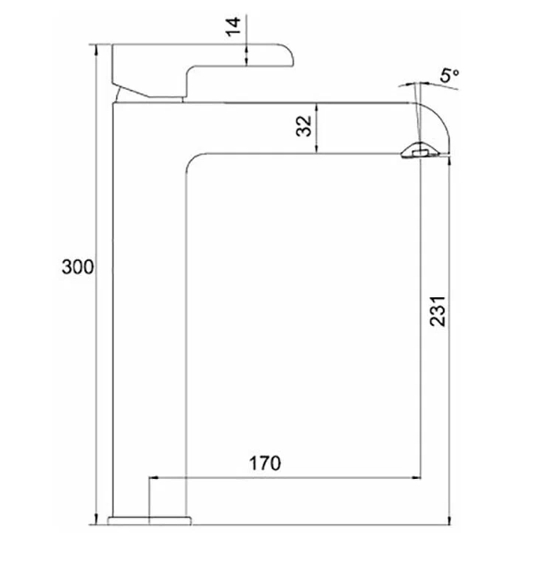 Смеситель для раковины Gappo G03-8 G1003-18