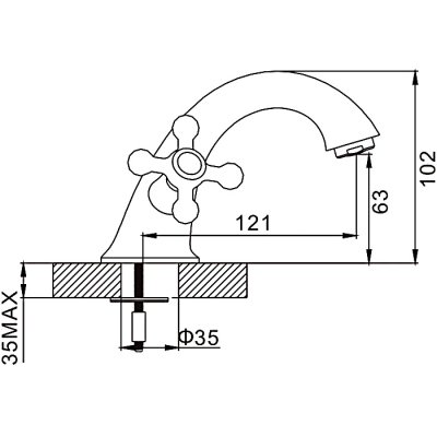 Gerhans H12 смеситель для раковины K11012