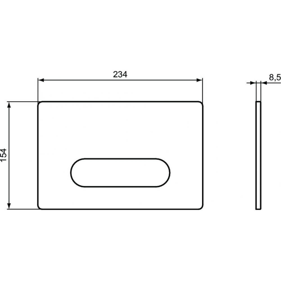 Ideal Standard кнопка смыва М4 R0126AC