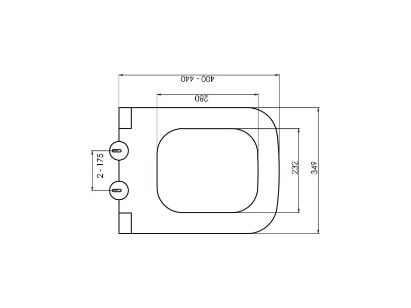 Крышка для унитаза Boheme Bello soft-close Черный матовый 975-B