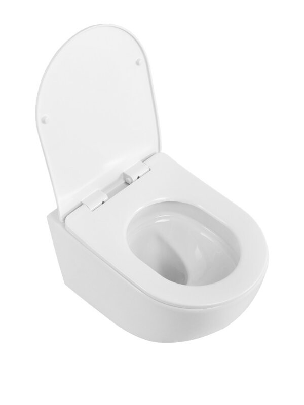 BelBagno MARINO-TOR BB7026CH-TOR/SC Унитаз подвесной безободковый с сиденьем и смывом TORNADO