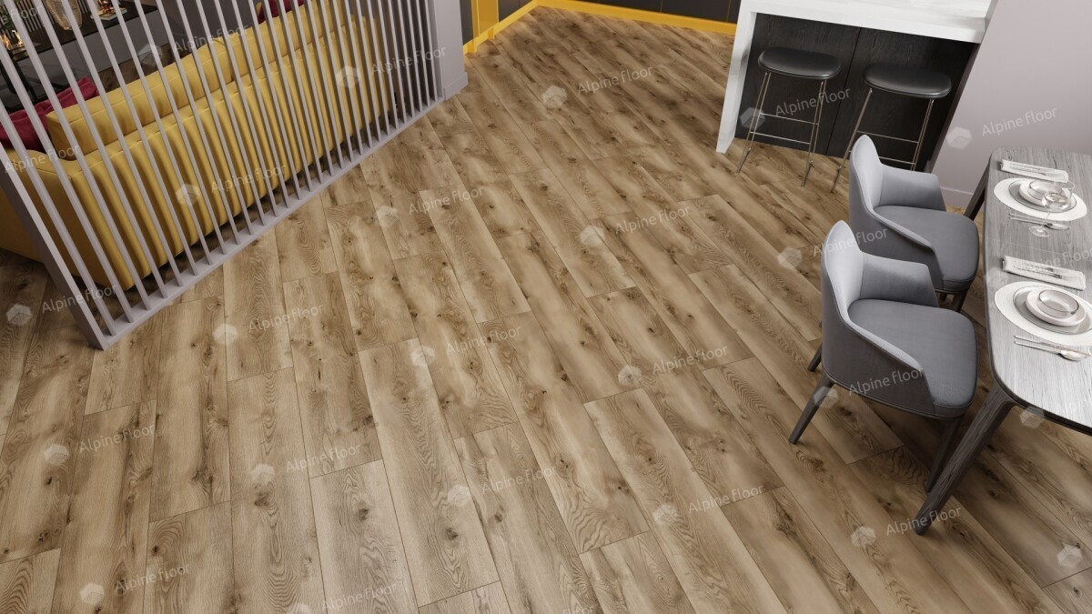 Ламинат Alpine Floor Aqua Life XL, LF104-09 Дуб Комо, 1285x280x8мм