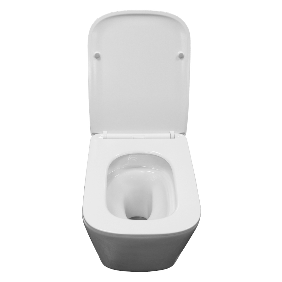 Azario LEGENDA унитаз подвесной безободковый с сиденьем микролифт и смывом Tornado AZ-2305AS