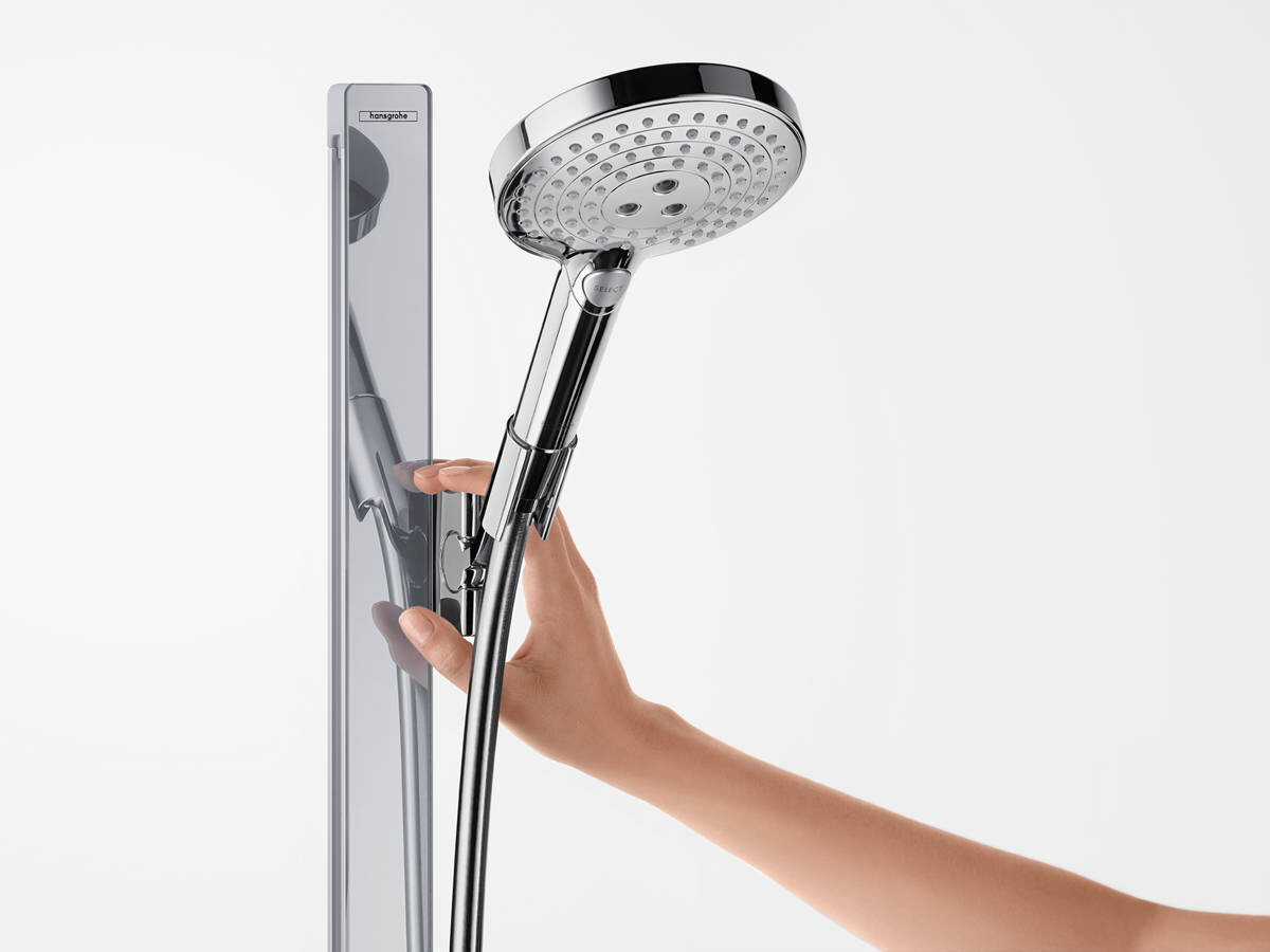 Hansgrohe Raindance Select S Душевой набор 120 3jet со штангой 90 см и мыльницей хром 27648000