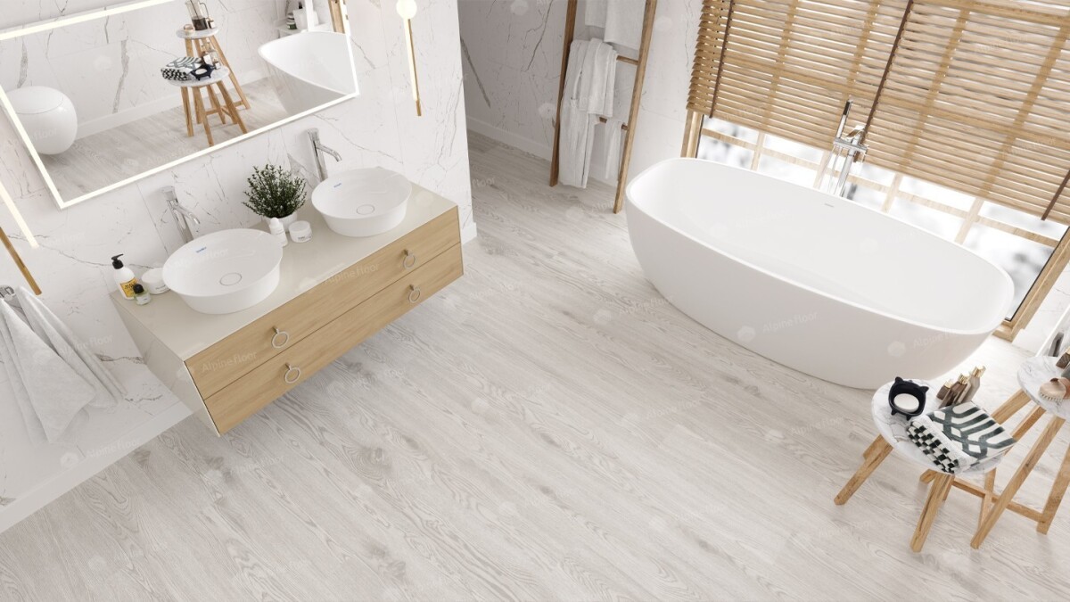 Alpine Floor Ultra Кварцвиниловая плитка LVT Дуб Арктик ECO 5-1 1219.2 х 184.15 х 2 mm