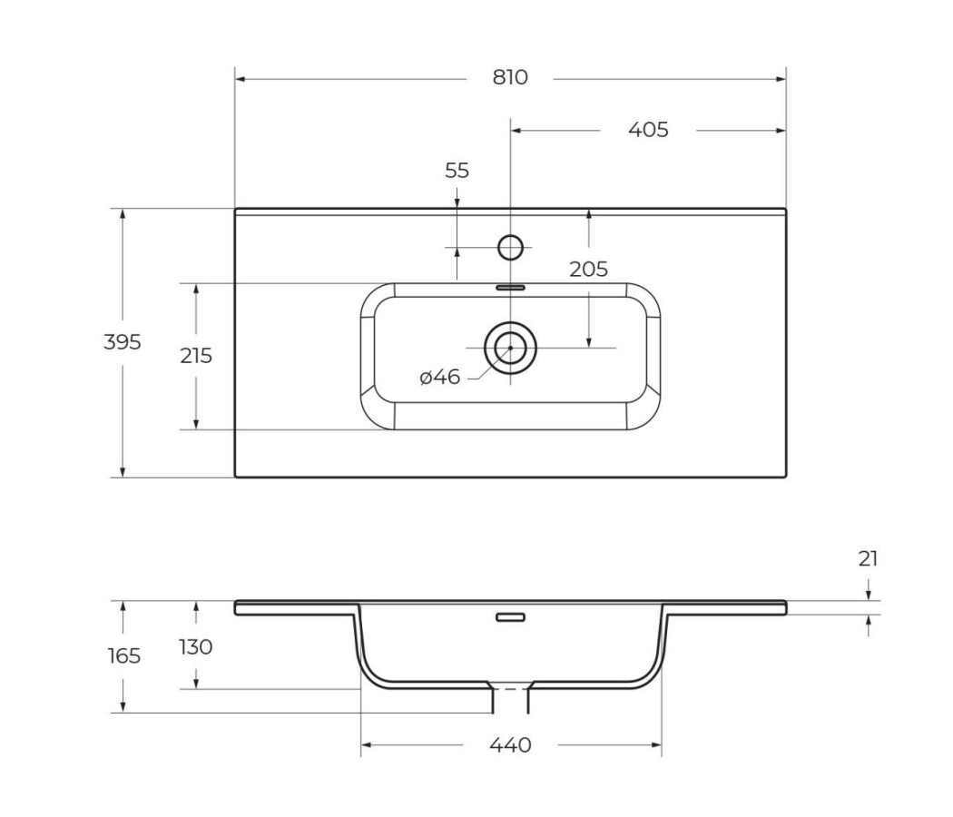 BelBagno KRAFT39-800/390-2C-PIA-RT Тумба напольная с раковиной