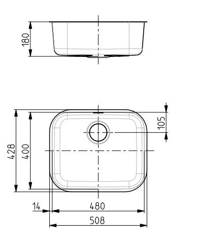 Alveus Variant 10 мойка кухонная золото 1113575